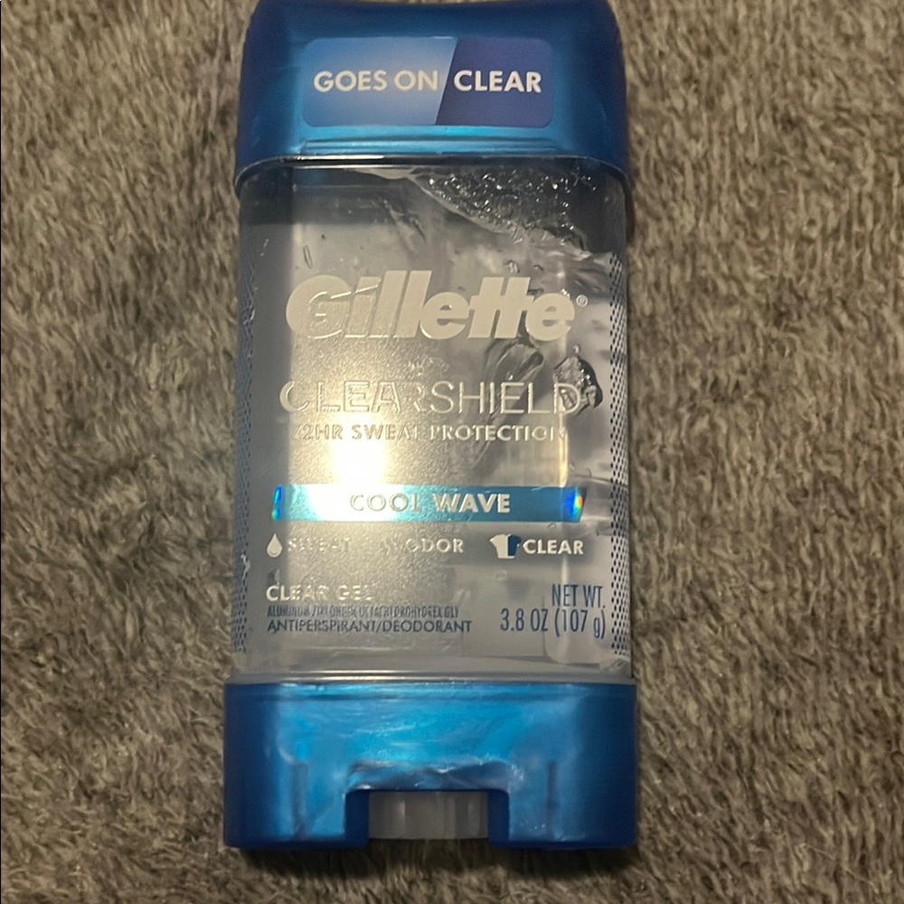 NWT Gillette Clear Gel Antiperspirant